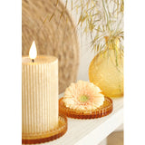 Coupelles en verre Kate Ø 10 cm, H. 6,5 cm, moutarde, lot de 4 - 6 pièces