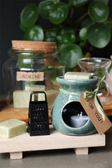 Plateau en bois 85x35x200 mm - 4 pcs