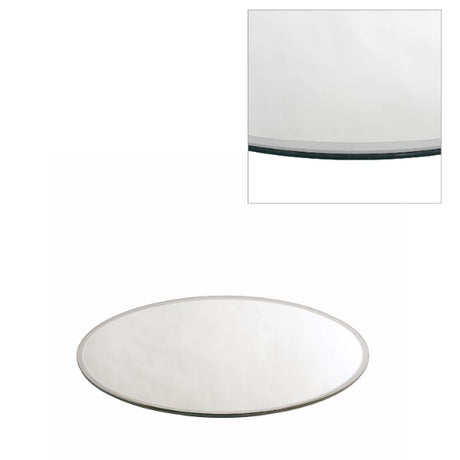 Mirror Plate Round Ø12cm bevelled Edge 