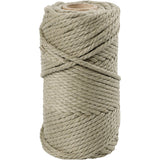 Macramé Vert, L: 55 m, P: 4 mm, 330 g/ 1 Rouleau L