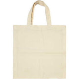 Sacs Shopping, taille 27.5x30cm, 135 g/m2, naturelle - 5 pcs