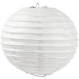 Rice paper lamp, white, Round, D: 35 cm 