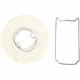 Lampe en papier Blanches e, P: 7,5 cm, 10 pc/ 1 paquet