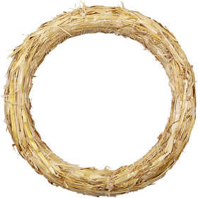 Couronne de Pailles e, P: 27 cm, épaisseur 3 cm - 1 pc