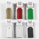 Etiquettes Pailles ettCouleurs diverses, 50x100mm - 6x10 pcs