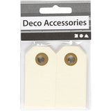 Etiquettes naturelle, 30x60mm - 30 pcs