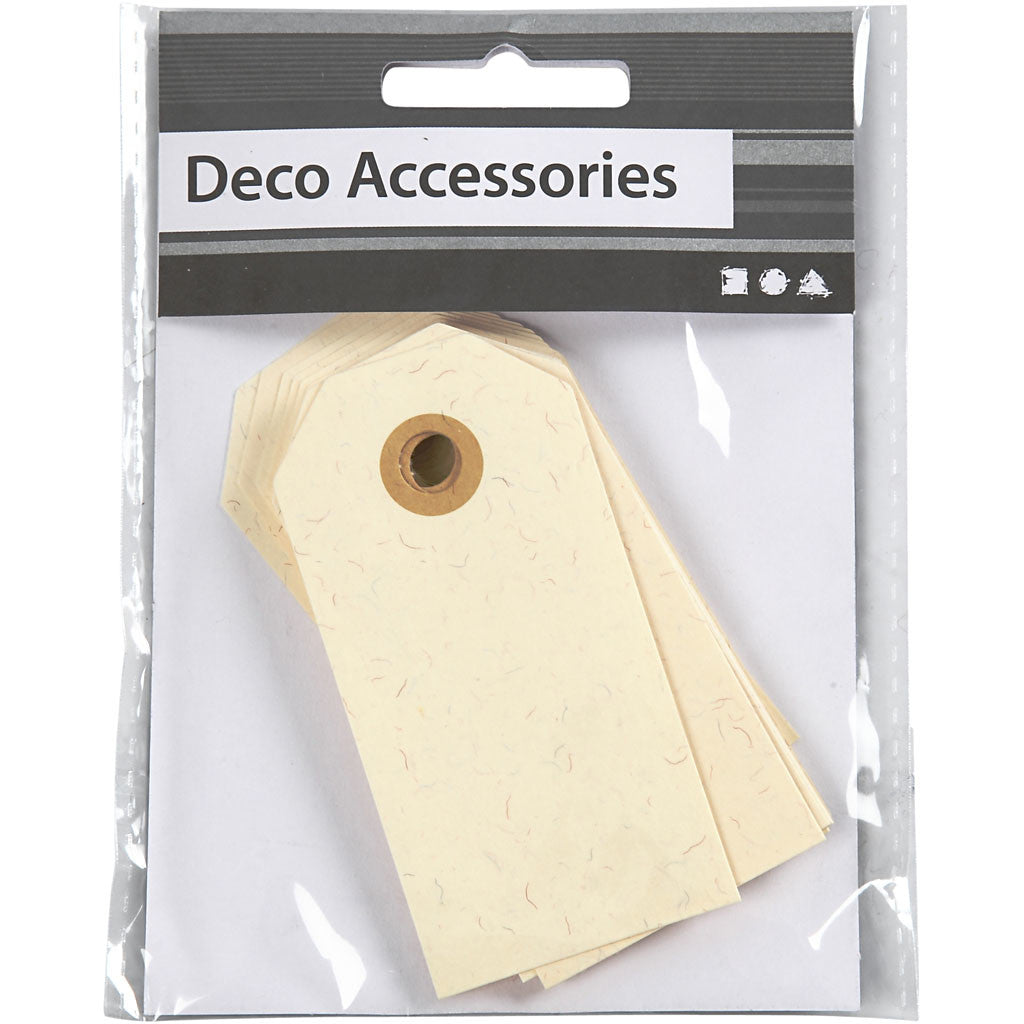 Etiquettes naturelle, 40x80mm - 1.000 pcs