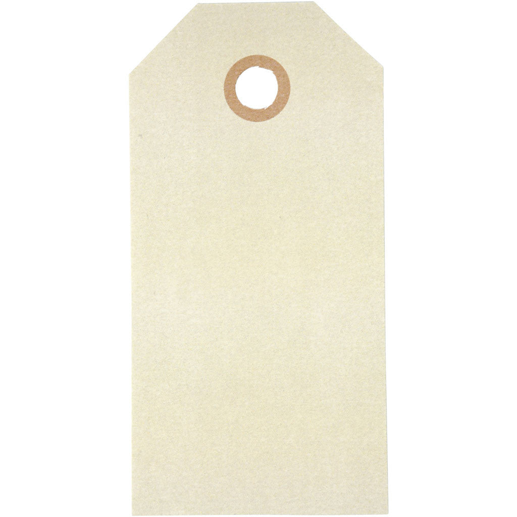 Etiquettes naturelle, 50x100mm - 1.000 pcs