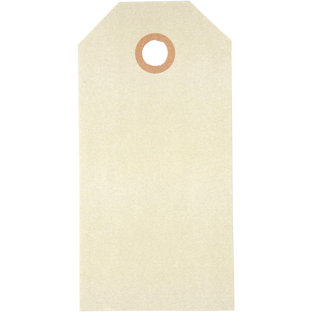 Etiquettes naturelle, 50x100mm - 1.000 pcs