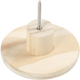 Crochet vêtements rond, P: 11 cm, profondeur 4.5 cm, pin