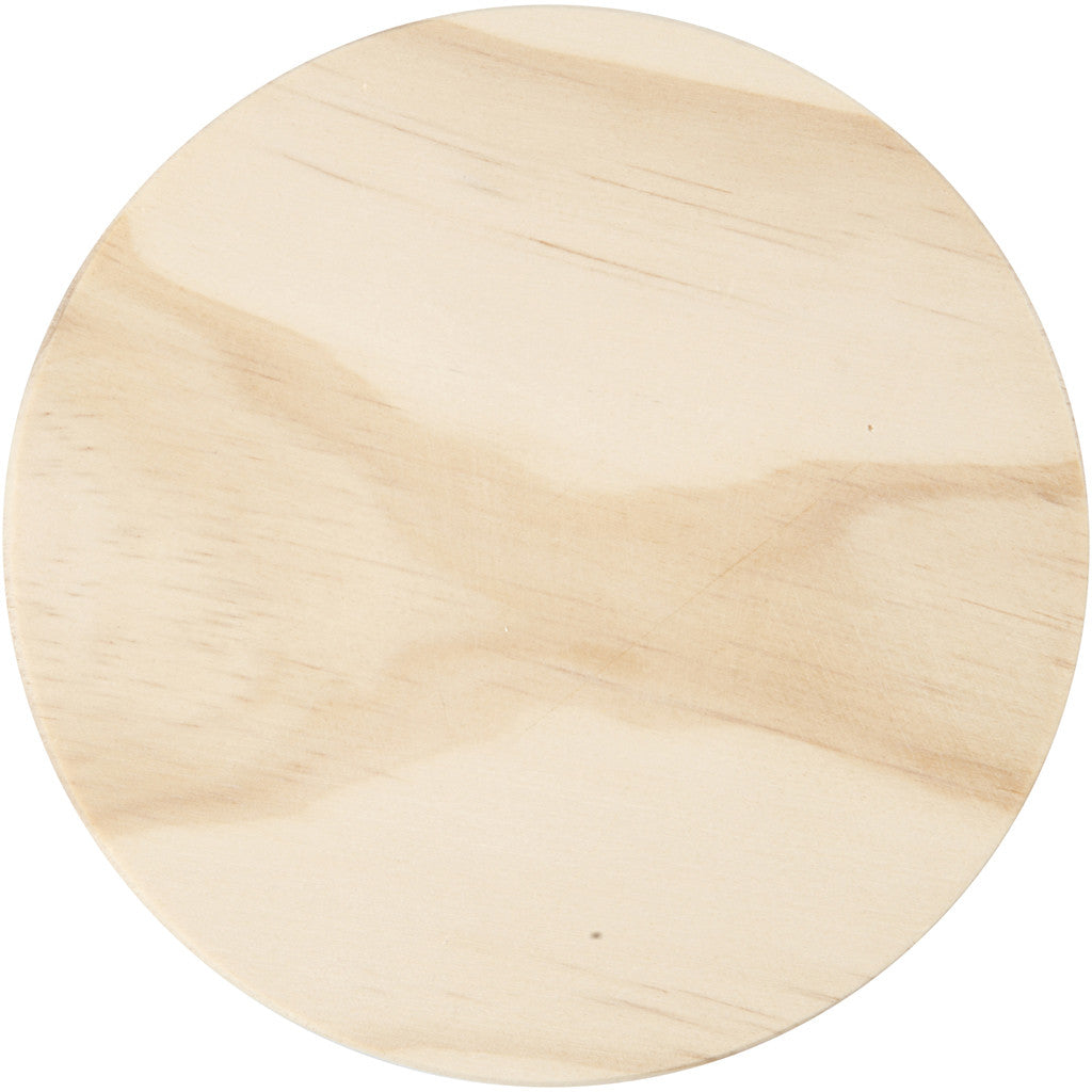 Crochet vêtements rond, P: 15 cm, profondeur 4.5 cm, pin