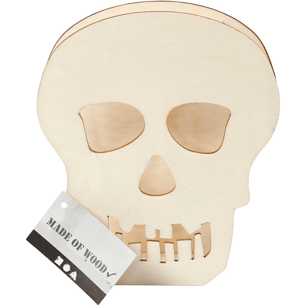 Crâne, H: 13,5 cm, prof. 3 cm, L: 11,5 cm, 1 pièce