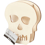 Crâne, H: 13,5 cm, prof. 3 cm, L: 11,5 cm, 1 pièce