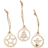 Décoration de NoëL suspension, P: 3 cm, épaisseur 2,7 mm