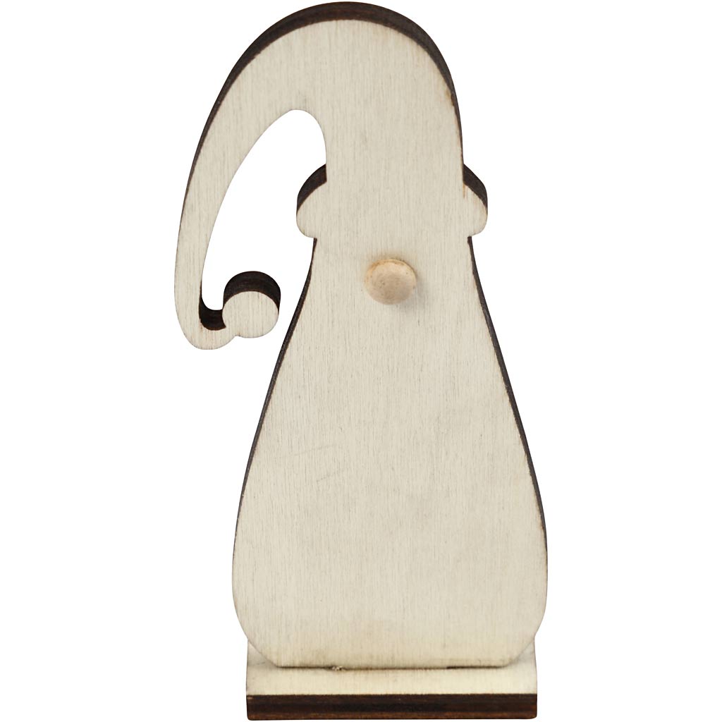 Lutin Noël, H: 10 cm, profondeur 1,5 cm, L: 4,5 cm