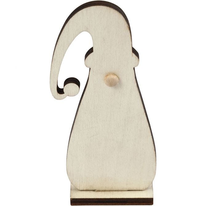 Lutin Noël, H: 10 cm, profondeur 1,5 cm, L: 4,5 cm