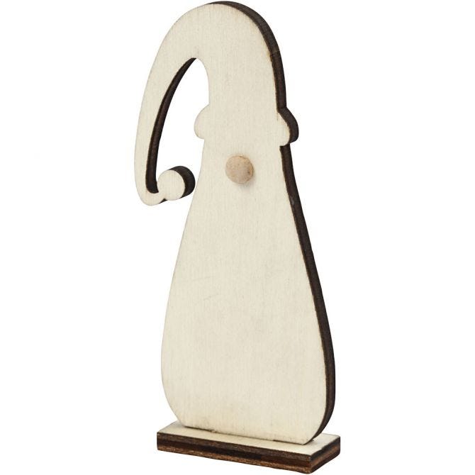 Lutin Noël, H: 10 cm, profondeur 1,5 cm, L: 4,5 cm