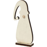 Lutin Noël, H: 10 cm, profondeur 1,5 cm, L: 4,5 cm