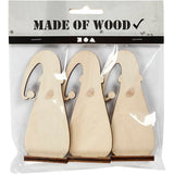 Lutin Noël, H: 10 cm, profondeur 1,5 cm, L: 4,5 cm