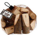 Bouts de bois décoratifs coupés en biais, H: 8 cm, d 2,5-3,5 cm, 15 pièce/ 1 Pq.
