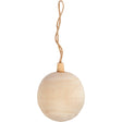Christmas Ornament, D: 6.4 cm, paulownia 