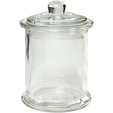 Jar with lid, H: 14,5 cm, D: 8 cm 