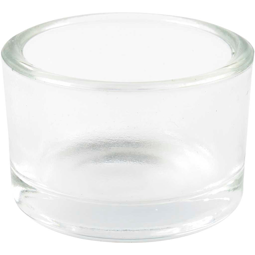 Tea Light Candle Holder, H: 32mm, D: 50mm 