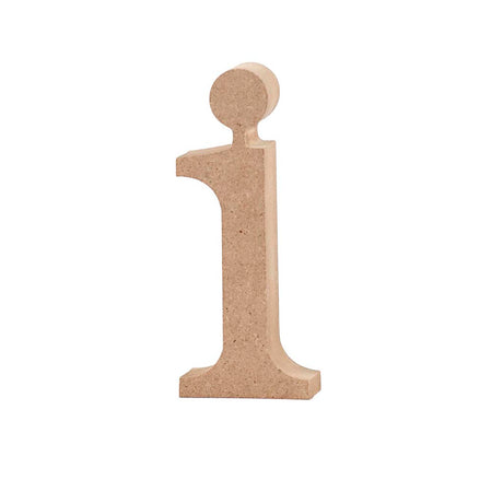 Letter, i, H: 10.5 cm, thickness 2 cm, MDF 