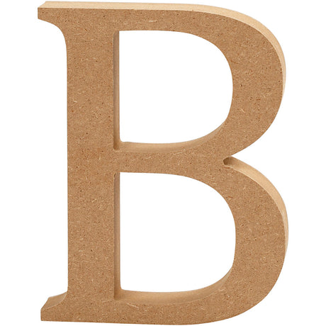 Letter W, H: 8 cm, thickness 1.5 cm, MDF 