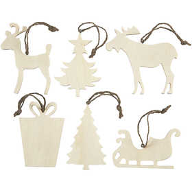 Ornement de Noël, taille 7-9 cm
