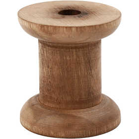 Bobine, H: 50 mm, P: 30+48 mm, bois de peuplier