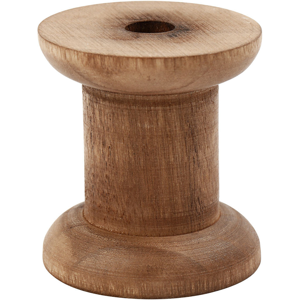 Bobine, H: 50 mm, P: 30+48 mm, bois de peuplier
