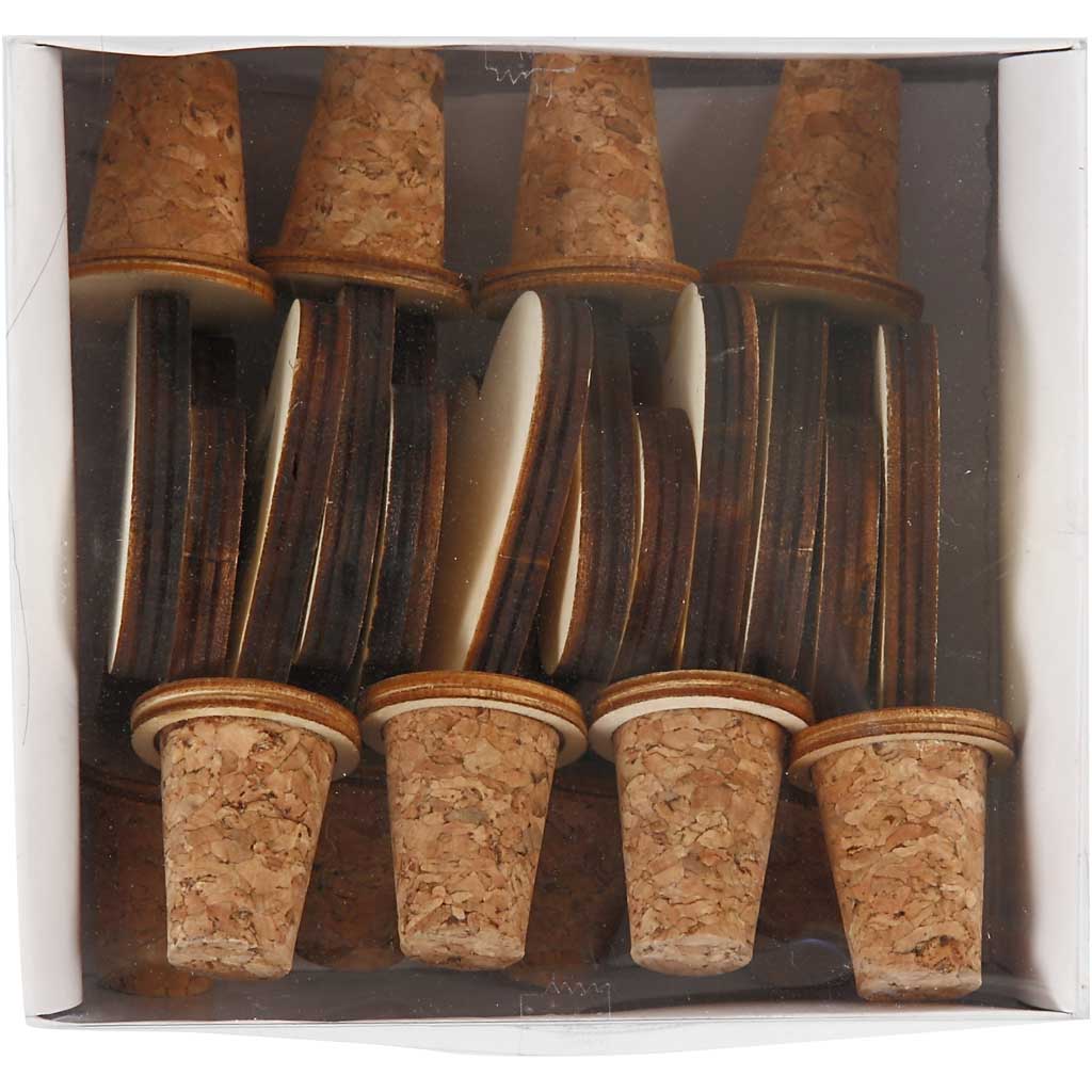 Bouchon de bouteille, H: 9 cm, P: 15-20 mm