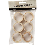 Ronds de Serviettes e, P: 35 mm, L: 20 mm, pin - 6 pcs