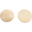 Wooden buttons, D: 30 mm, thickness 6 mm, china berry 