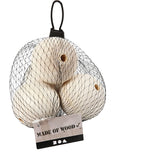 Perle de bois, P: 50 mm trou taille 8 mm, grass wood- 4 pcs