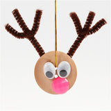 Bouttons en Bois, P: 35 mm, trou taille 2 mm, 4 trous