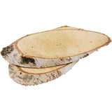Wooden discs, approximately 15x9 cm, thickness 15 mm 