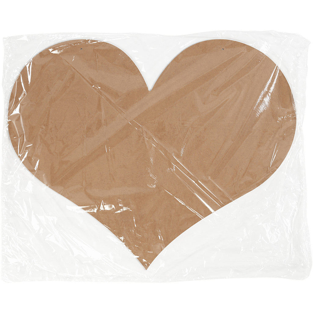 Coeur, dim. 50x40 cm, ép. 5 mm, 1 pièce