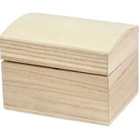 Coffre à trésor, 80x60x45mm, Empress tree - 1 pc