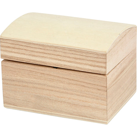 Treasure chest, 80x60x45mm, Empress tree 