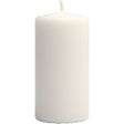 Candles, white, H: 100 mm, D: 50 mm 