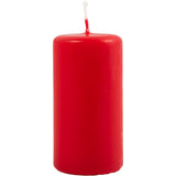 Candles, red, H: 100 mm, D: 50 mm 