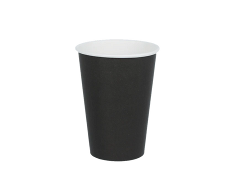 Coffee Cup Carton 180cc 7.5oz Ø70 mm Black FSC® certified 