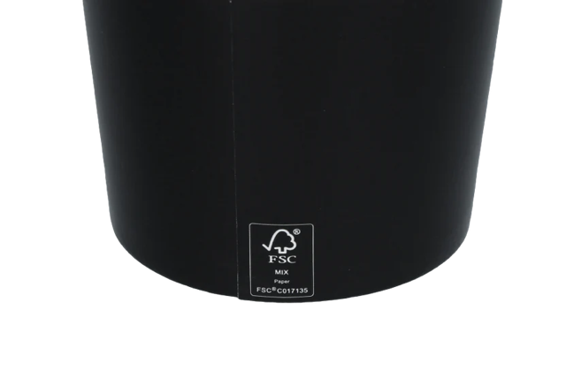 Gobelet à crème glacée Carton 300ml Ø9 cm 10oz Noir FSC®Mix | 1000 pcs