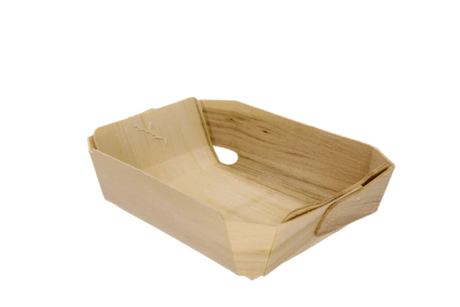 Woven wooden baking mold 93x33x200 mm 200ml FSC® 