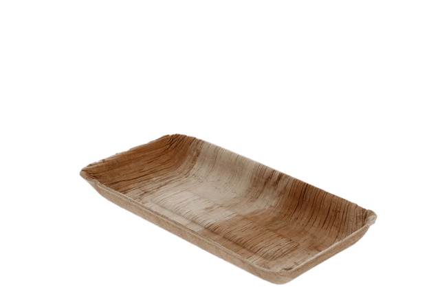 Plate Palm Leaf 90x20x190 mm 