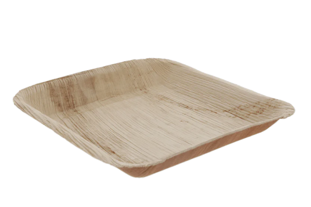 Plate Palm Leaf 240x25x240 mm 