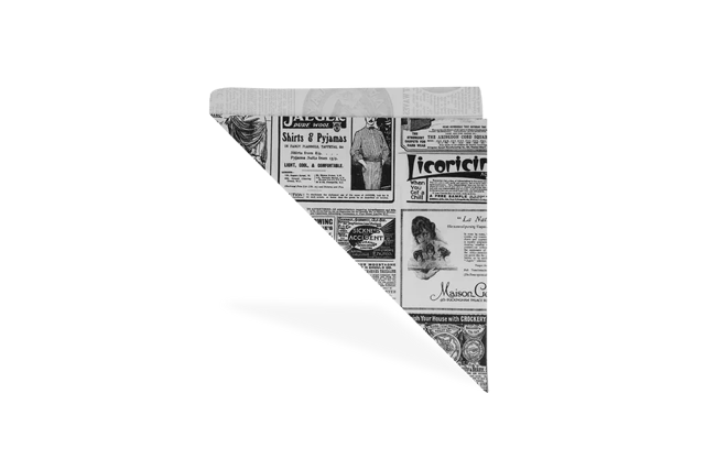 Sachet Cornetspapier sulfurisé 'Journal'  24x34 cm | 1.000  pcs