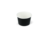 Gobelet à crème glacée Carton 120ml Ø7,8cm 4oz FSC®Mix Noir | 1.000  pcs